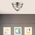 Flush Fitting Luminaire In Nickel LL00083
